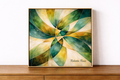 Abstract geometric harmony on display
