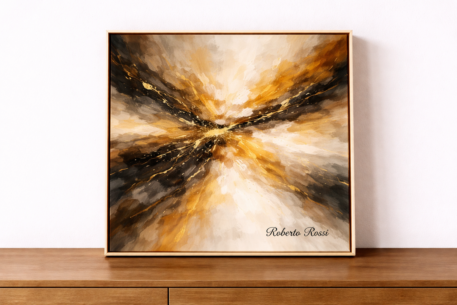 Abstract expressionism by Roberto Rossi