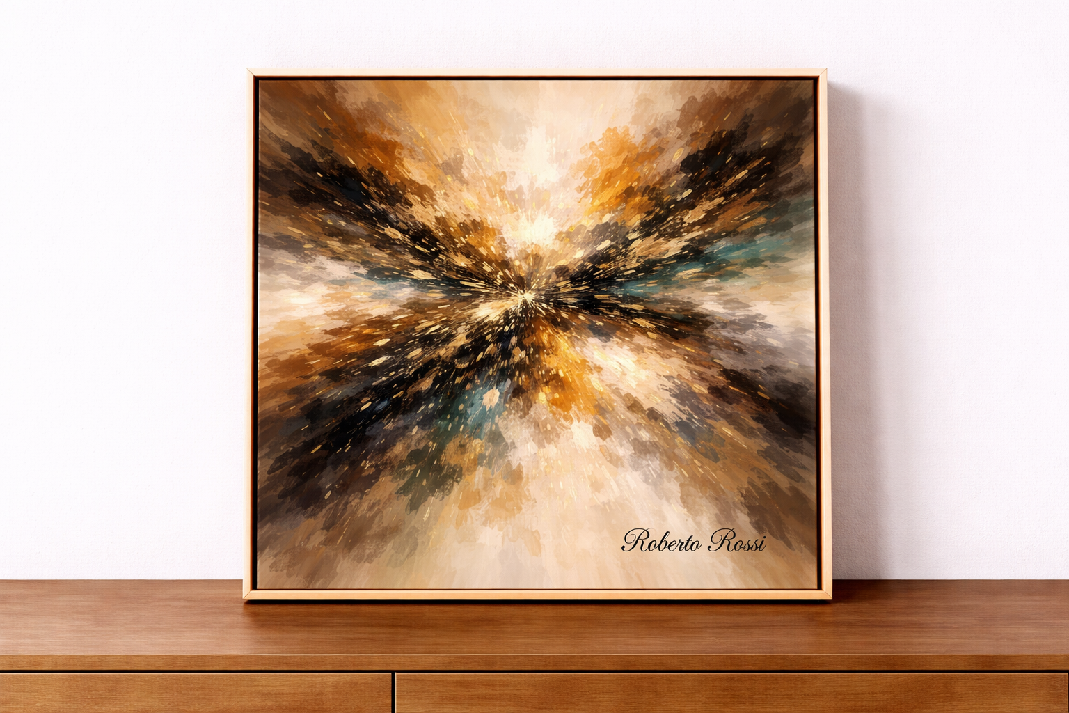 Roberto Rossi's vibrant abstract artwork