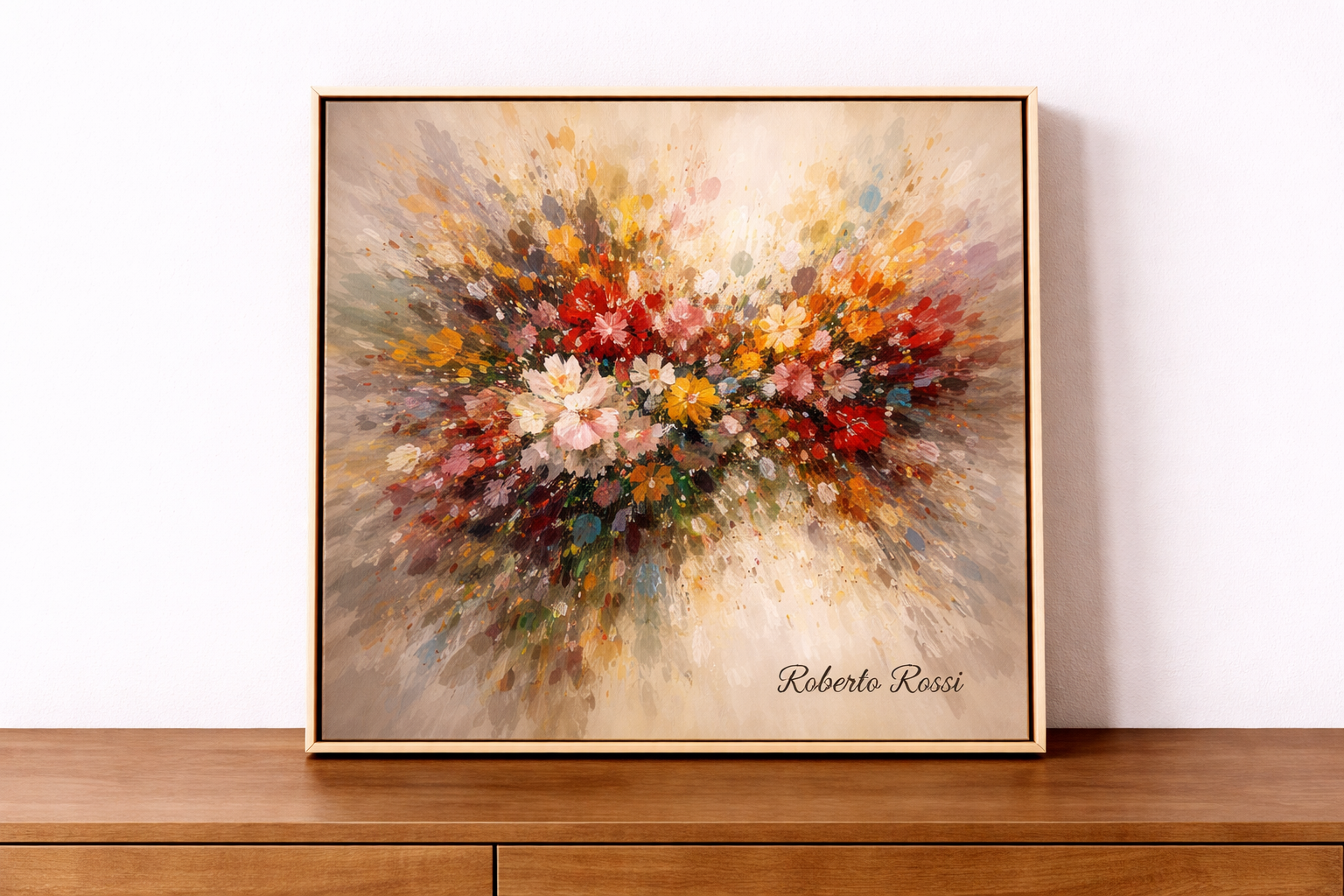 Explosion of colour in bloom
