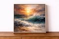 Dramatic sunset seascape by Roberto Rossi